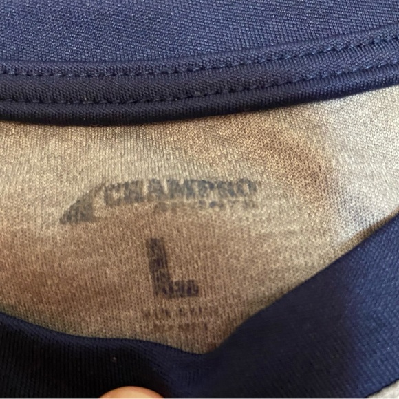 Bundle of 2 Mens Athletic Three Quarter Sleeve Tee Shirts size L - Picture 3 of 5